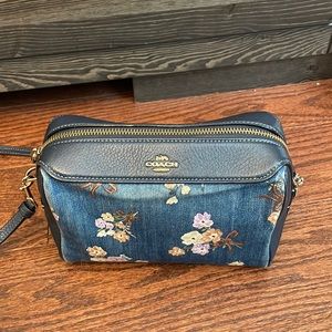 Coach denim purse